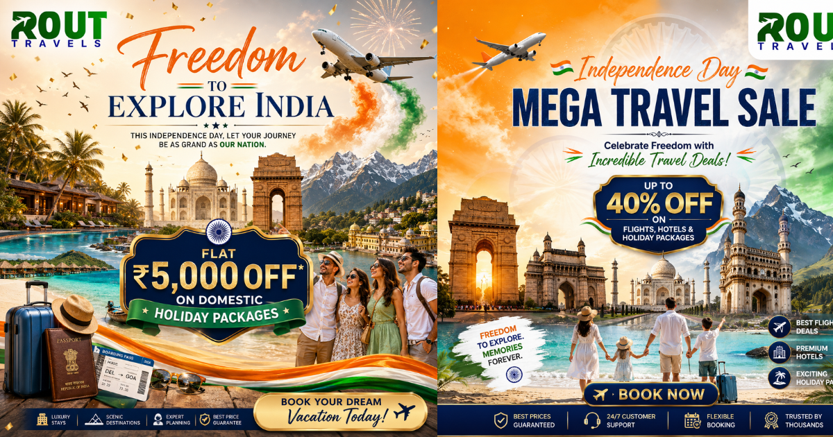 Independence Day Travel Offers 2026 | ROUT TRAVELS